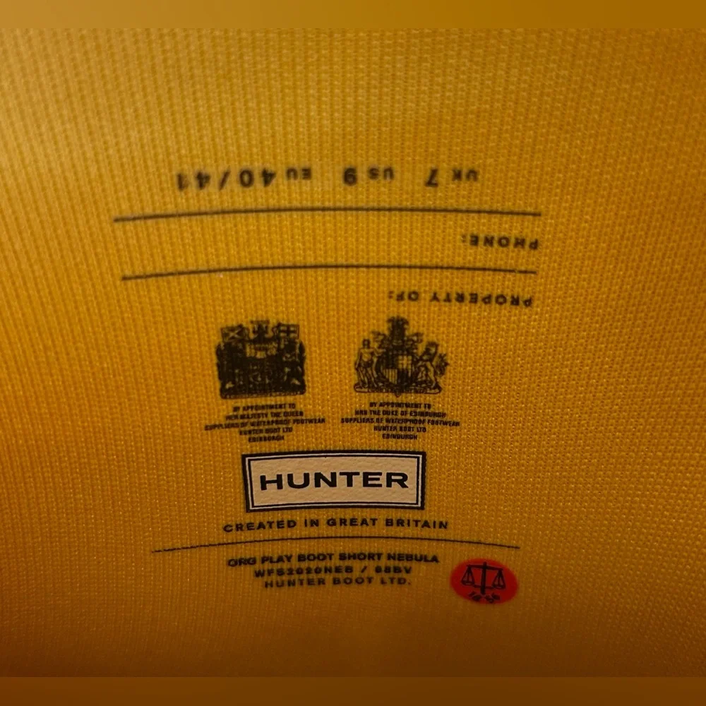 NIB Hunter Original Play Nebula Short Boot - Picture 7 of 8